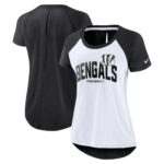 Cincinnati Bengals Nike Back Slit Fashion Top - Womens