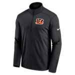 Cincinnati Bengals Nike Pacer Half Zip - Mens