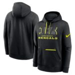 Cincinnati Bengals Nike VOLT Pullover Fleece Hoodie - Mens