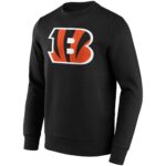 Cincinnati Bengals Primary Colour Logo Crew Sweatshirt - Mens