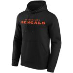 Cincinnati Bengals Primary Colour Wordmark Hoodie - Mens - Big & Tall