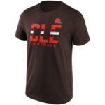 Cleveland Browns Facemask Iconic Hometown Graphic T-Shirt - Mens