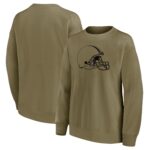 Cleveland Browns Mono Logo Graphic Oversized Crew Sweatshirt - Womens
