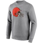 Cleveland Browns Neutral Colour Logo Crew Sweatshirt - Mens
