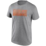 Cleveland Browns Neutral Colour Wordmark T-Shirt - Mens