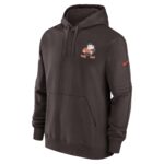 Cleveland Browns Nike Sideline Club Fleece Pullover Hoodie - Mens