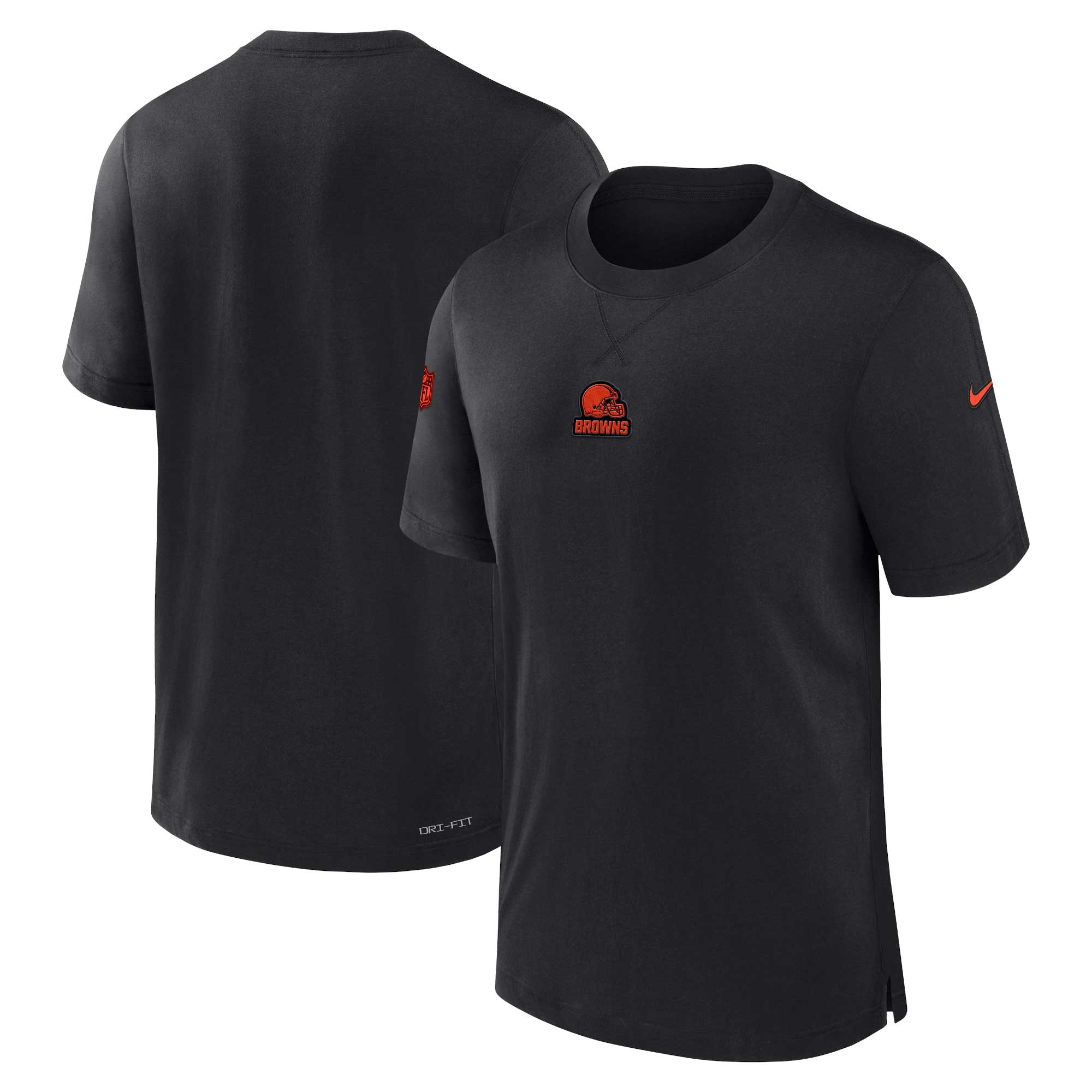 cleveland-browns-nike-dri-fit-player-short-sleeve-top-mens_ss5_p-13360766-pv-1-u-sjnnej97kbrfa7e5uzto-v-vcsexiny99ds3ps12zbc.jpg Cleveland Browns Nike Sideline Dri-FIT Player Short Sleeve Top - Mens - Image 1