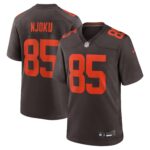 Cleveland Browns Nike Game Alternate Jersey - Brown - David Njoku - Mens