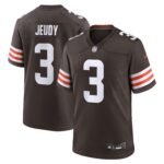 Cleveland Browns Nike Game Home Jersey - Brown - Jerry Jeudy - Mens