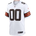 Cleveland Browns Nike Game Road Jersey - White - Custom - Mens