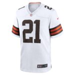 Cleveland Browns Nike Game Road Jersey - White - Denzel Ward - Mens