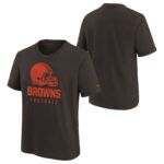 Cleveland Browns Nike Team Issue Sideline T Shirt - Brown - Youth