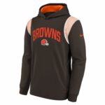 Cleveland Browns Nike Therma Sideline Hoodie - Youth