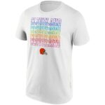 Cleveland Browns Pride Graphic T-Shirt - White - Mens