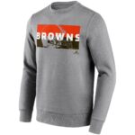 Cleveland Browns Square Off Crew Sweatshirt - Mens