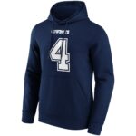 Dallas Cowboys Home Name & Number Hoodie - Dak Prescott - Mens - Big & Tall