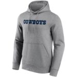 Dallas Cowboys Neutral Colour Wordmark Hoodie - Mens