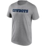 Dallas Cowboys Neutral Colour Wordmark T-Shirt - Mens