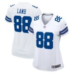 Dallas Cowboys Nike Road Game Jersey - White - CeeDee Lamb - Womens