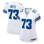 Dallas Cowboys Nike Road Game Jersey - White - Tyler Smith - Womens