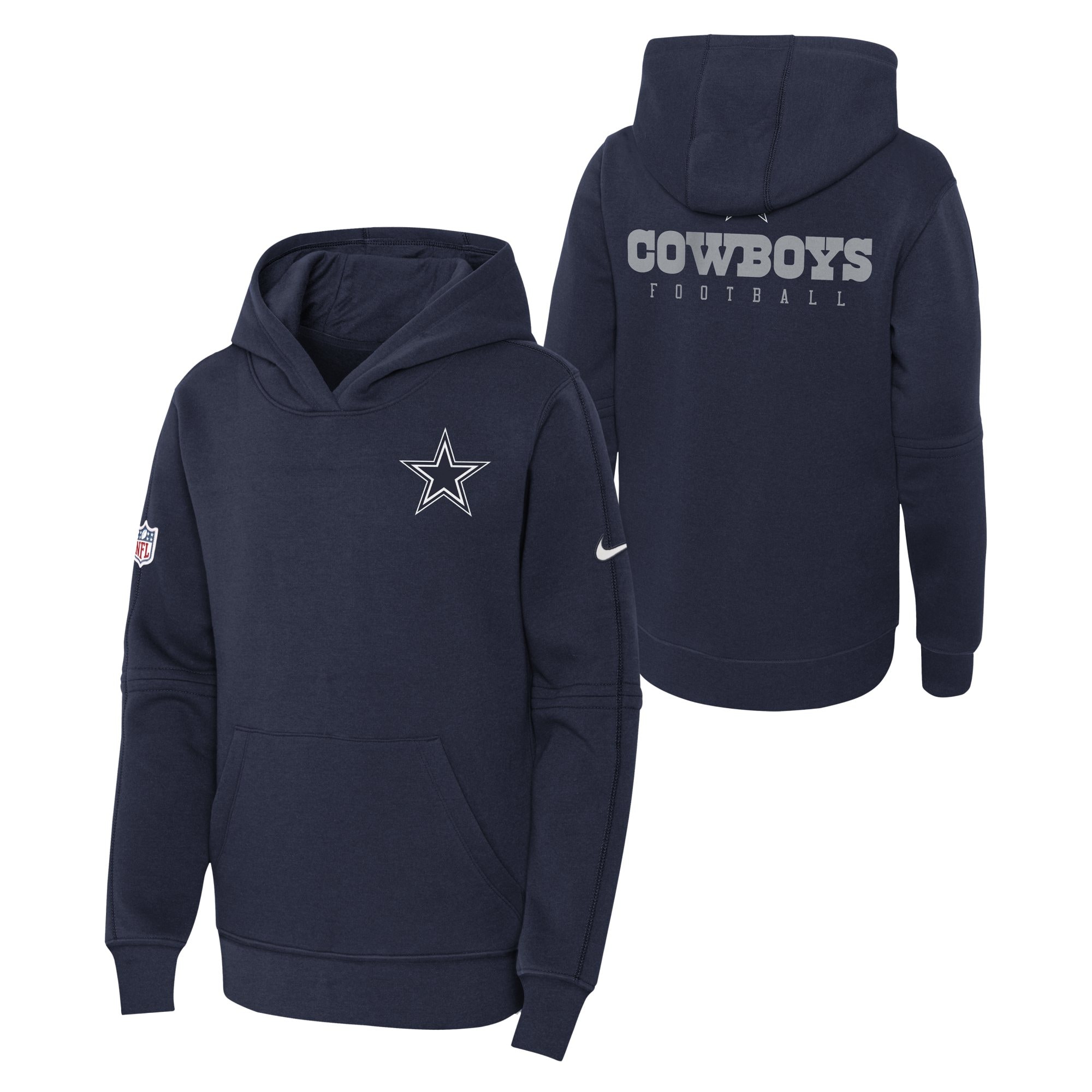 dallas-cowboys-nike-sideline-hoodie-youth_ss5_p-13369476-pv-1-u-y62jfbgdxpzp20hy95dt-v-evecmd5ejmujxfd5pd6f.jpg Dallas Cowboys Nike Sideline Hoodie - Navy - Youth - Image 1
