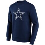 Dallas Cowboys Primary Colour Logo Crew Sweatshirt - Mens - Big & Tall