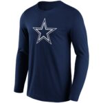 Dallas Cowboys Primary Colour Logo Long Sleeve T-Shirt - Mens