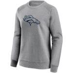 Denver Broncos Mono Logo Graphic Crew Sweatshirt - Womens