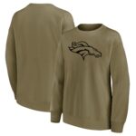 Denver Broncos Mono Logo Graphic Oversized Crew Sweatshirt - Womens