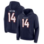 Denver Broncos Name & Number Graphic Hoodie - Courtland Sutton 14 - Youth