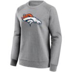 Denver Broncos Neutral Colour Logo Crew Sweatshirt - Womens