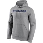 Denver Broncos Neutral Colour Wordmark Hoodie - Mens