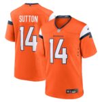 Denver Broncos Nike Home Game Jersey - Orange - Courtland Sutton- Mens
