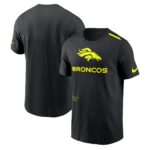Denver Broncos Nike VOLT Short Sleeve Dri Fit Cotton T-Shirt - Mens