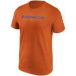 Denver Broncos Primary Colour Wordmark T-Shirt - Mens