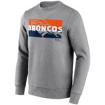Denver Broncos Square Off Crew Sweatshirt - Mens