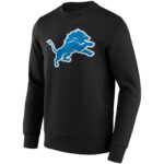 Detroit Lions Alternate Colour Logo Crew Sweatshirt - Mens - Big & Tall