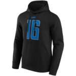 Detroit Lions Alternate Name & Number Hoodie - Jared Goff - Mens
