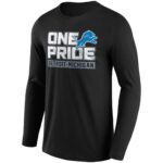 Detroit Lions Facemask Iconic Hometown Graphic Long Sleeve T-Shirt - Mens