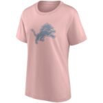 Detroit Lions Fashion Colour Logo T-Shirt - Womens