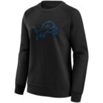 Detroit Lions Mono Logo Graphic Crew Sweatshirt - Womens