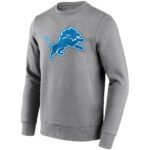 Detroit Lions Neutral Colour Logo Crew Sweatshirt - Mens