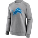 Detroit Lions Neutral Colour Logo Crew Sweatshirt - Womens