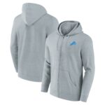 Detroit Lions Primary Logo Full Zip Hoodie - Mens