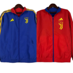 2023-2024 Juventus Reversible Windbreaker（Blue-red）Soccer Jersey 1:1 Thai Quality