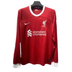23-24 Liverpool Home Long Sleeve Jersey