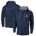 Men's Dunbrooke Navy/Gray Dallas Cowboys Apprentice Full-Zip Hoodie