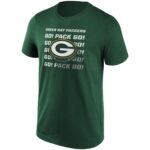 Green Bay Packers 1st Down Iconic Hometown Graphic T-Shirt - Mens