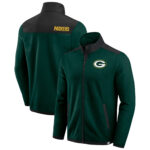 Green Bay Packers Darius Rucker Colourblock Polar Fleece Jacket - Mens