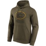 Green Bay Packers Khaki Colour Pop Graphic Hoodie - Mens